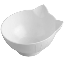 Pet Double Cat Bowl with Raised Stand | Comfortable & Mess-Free Feeding
