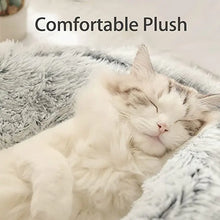 Winter Long Plush Cat Bed | Soft & Cozy Cat Lounger