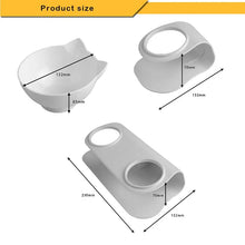 Pet Double Cat Bowl with Raised Stand | Comfortable & Mess-Free Feeding