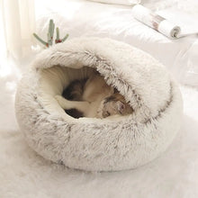 Winter Long Plush Cat Bed | Soft & Cozy Cat Lounger