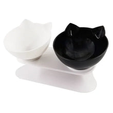 Pet Double Cat Bowl with Raised Stand | Comfortable & Mess-Free Feeding