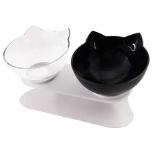 Pet Double Cat Bowl with Raised Stand | Comfortable & Mess-Free Feeding