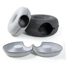 Donut Cat Tunnel | Cozy & Interactive Cat Play Tunnel