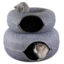 Donut Cat Tunnel | Cozy & Interactive Cat Play Tunnel