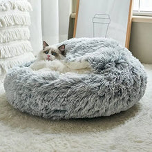 Winter Long Plush Cat Bed | Soft & Cozy Cat Lounger