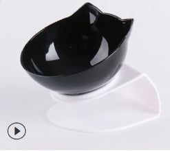 Pet Double Cat Bowl with Raised Stand | Comfortable & Mess-Free Feeding